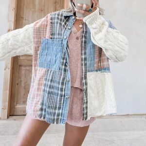 Never Worn Plaid Shacket